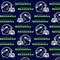 Licensed NFL Seattle Seahawks Cotton 6402-D Fabric by the Yard